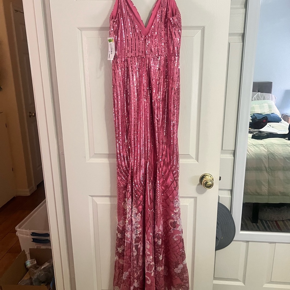 Dear Moon sequin gown